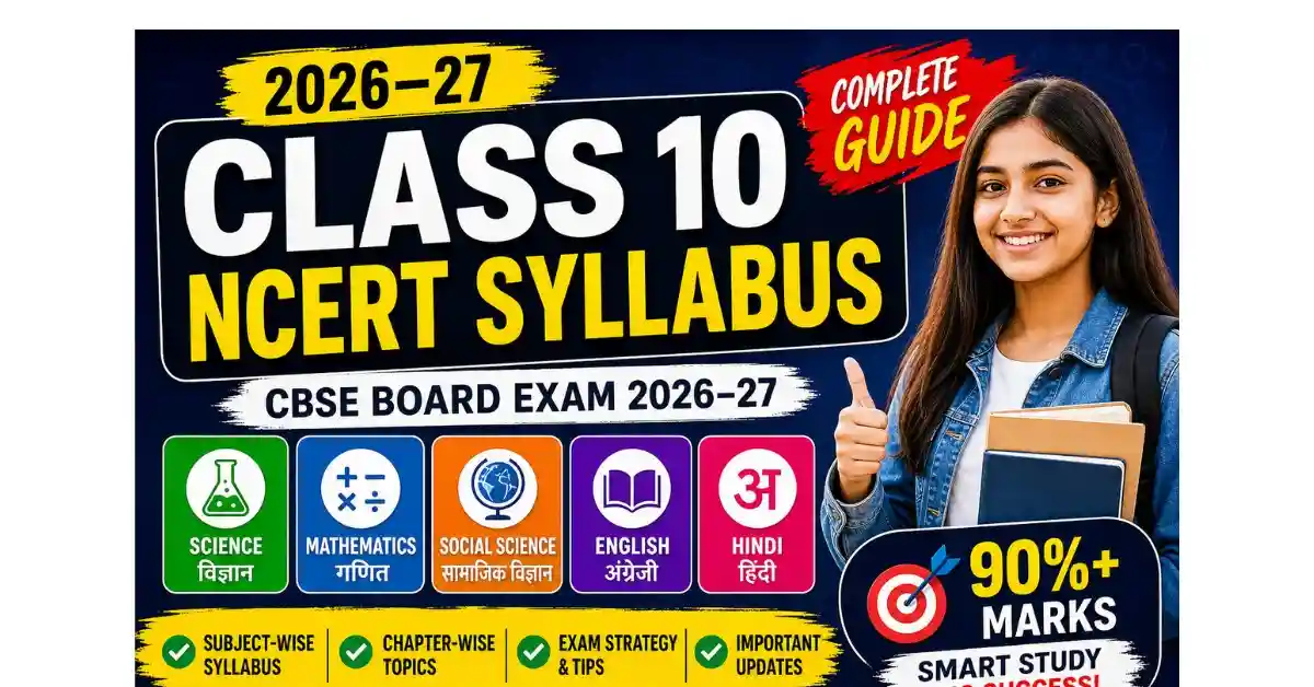 Class 10 NCERT Syllabus 2026–27 Hindi + English | CBSE Complete Guide
