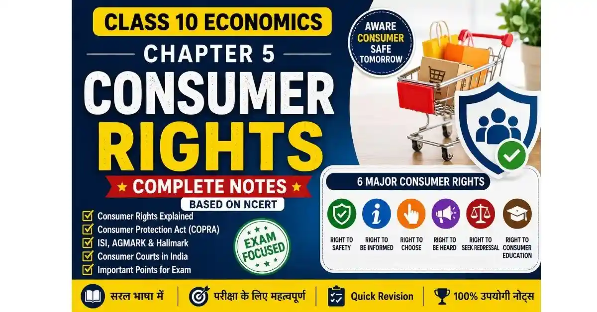 Consumer Rights Class 10 Notes in Hindi & English | NCERT Economics Chapter 5